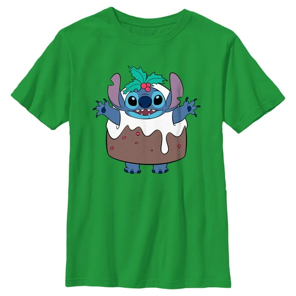 Boy's Lilo & Stitch Alien Cake Graphic Tee Kelly Green Medium