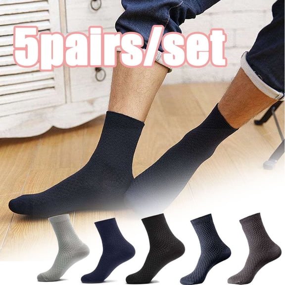 SPRING PARK 5 Pairs Mixed Color Men Sock Breathable Sock Low Quarter Thin Ankle Sock Comfort soft Sock