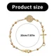 thumbnail image 3 of Pulsera De Cadena Con Rosario De San Benito, 3 of 4