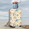 thumbnail image 3 of Lsque Turtle Crab Sea Horse Printed Luggage Cover, Travel Luggage Protector,Scratch and Dirt Resistant, Fits 18-32 Inch Luggage - X-Large, 3 of 9