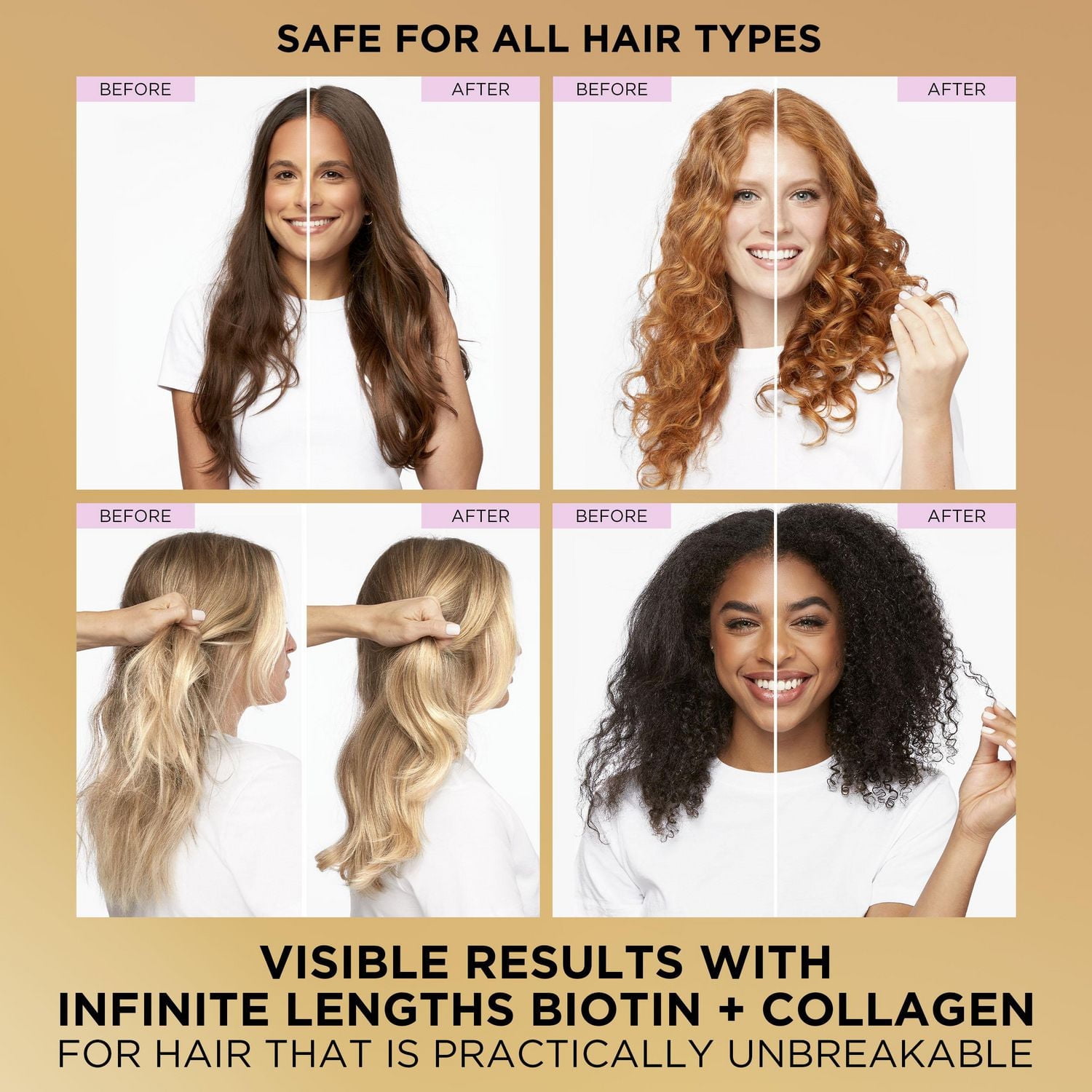 Pantene Pro-V Miracles Infinite Lengths Biotin + Collagen 1 Minute Miracle Conditioner, 325ML