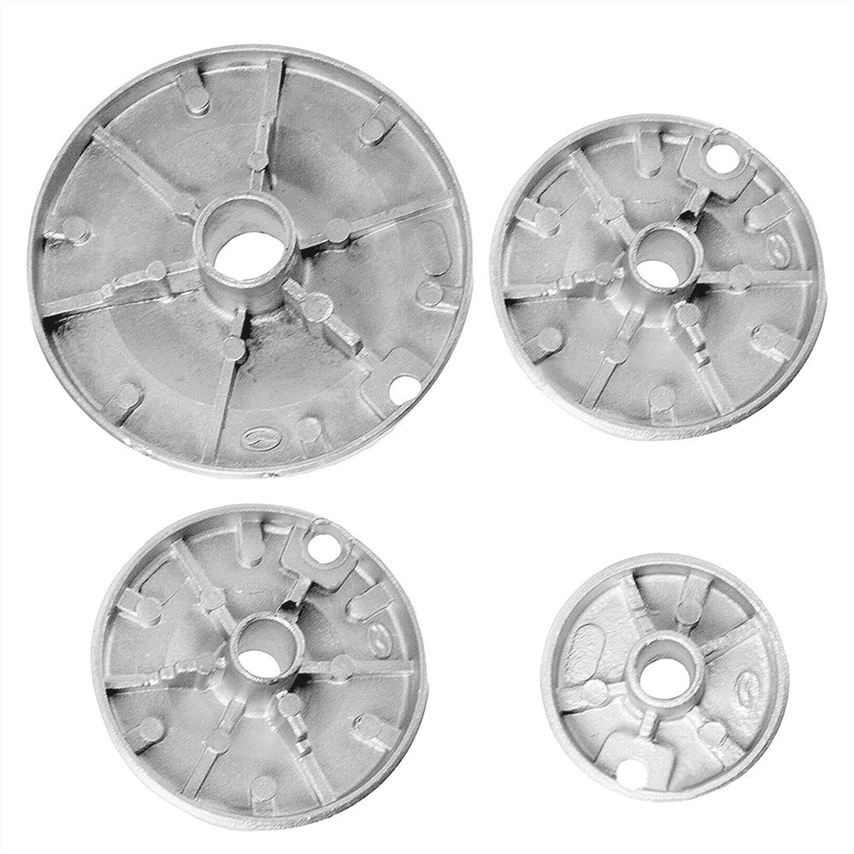Universal Burner Crown Flame Cap Oven Cooker Hob Gas for ,Flame Burner Cap Crown Fits All Between Sizes Concave