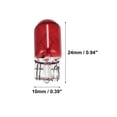 thumbnail image 3 of 10pcs DC 12V T10 W5W LED Lights Dashboard Light Red for Car Internal, 3 of 6