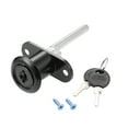 thumbnail image 5 of Uxcell Drawer Lock 16mm Cylinder Diameter for Desk Cabinet Locker Black 2Pcs, 5 of 5