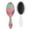 White-1, variant on Kawaii Strawberry Hair Brush, Cute Red Berry Pattern Detangling Paddle Brush, Fruit Summer Design, Soft Bristle Brush
