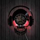 thumbnail image 1 of Music Vinyl Record Wall Clock -Skull With Headphones LED Light Wall Clock -Vinyl Clock -Living Room Wall Decor - Unique Gifts for Music Lover, 1 of 5