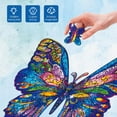 thumbnail image 4 of 120Pcs Wooden Jigsaw Puzzles for Adults Butterfly Jigsaw Puzzles Wood Adult Colorful Animals Shaped Jigsaw Puzzles for Birthday Christmas, 4 of 7