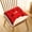 Red, variant on sruoe Seating Cushions, Seat Pads for Kitchen Chairs, Cushion Seat Pads, Chair Cushions, Square Thickened Soft Stool Cushion, Indoor Outdoor Seat Pad for Home, Dining, Office