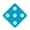 Lake Blue, variant on Strong Sword Target Non-deformation Wall Mounted No Odor Fencing Faux Leather Self-Training Sword Target for Fencing