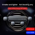thumbnail image 2 of Olaf Gravity soporte de teléfono para coche, montaje de ventilación de aire, soporte móvil para iPhone 13, 12, Xiaomi, soporte Universal para GPS"S02 Silver" Fivean Soporte para teléfono de coche, 2 of 2