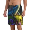 thumbnail image 2 of Fotbe Cute Blue Frog Trajes de Baño Estampados para Hombre, Shorts de Verano de Secado Rápido, Ropa de Playa, Bañadores-3X-Large, 2 of 6