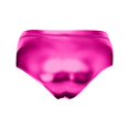 thumbnail image 5 of Women's High Waisted Metallic Booty Shorts,Rave Dancing Hot Pants,Clubwear with Elastic Waist for Summer Parties, 5 of 6