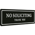 thumbnail image 4 of No Soliciting Sign for House Premium Durable No Soliciting Signs for Home Office Holiday Savings Gifts, 4 of 8