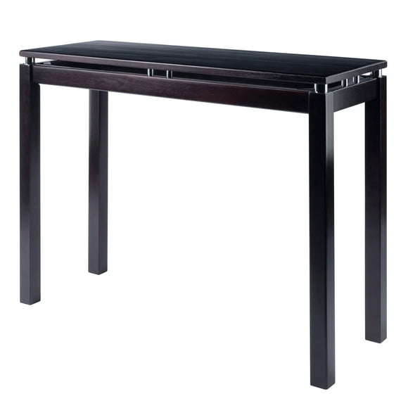 Consola / mesa de recibidor Linea con detalle cromado(92730) Winsome 92730