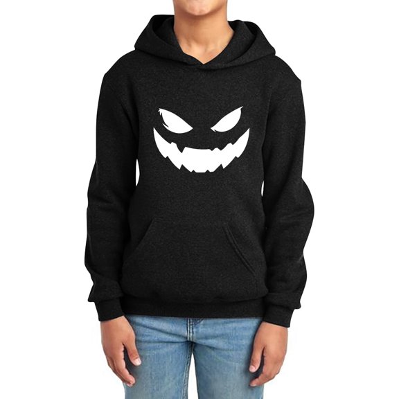 Boys Halloween Hoodie Print Pullover Sweatshirt For Kids Soft Jacket With Graphic Design Comfortable Casual Outfit