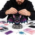 thumbnail image 5 of Tiny 3D Beaded Animal DIY Kit-for Kids & Adults Cute Handmade Seed Bead Animal Craft Set Stress Relief Creative DIY Decoration Gifts for DIY Desk Decor & Creative Gift (Bat), 5 of 6