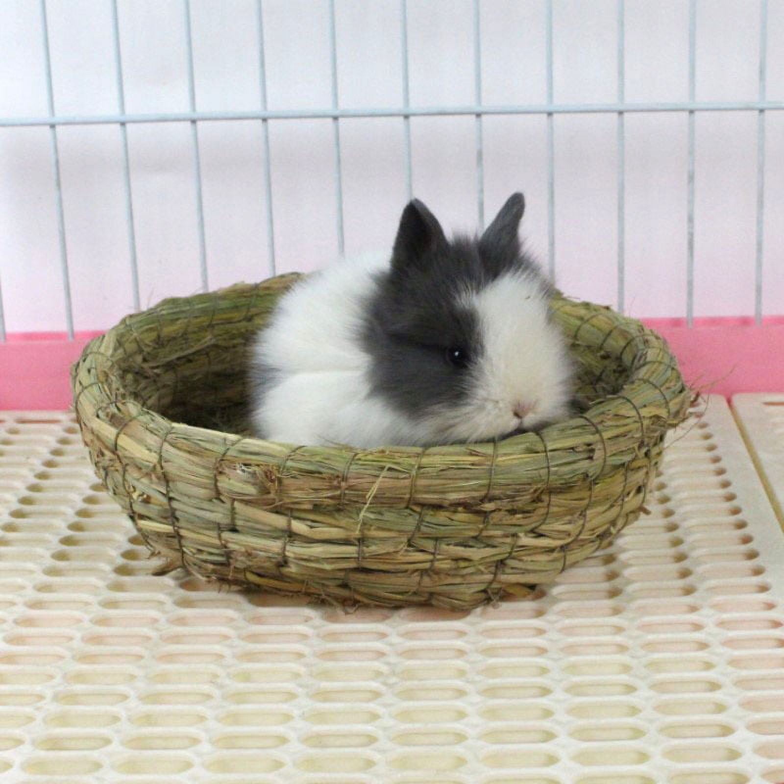 Rabbit Grass Chew Mat Hamster House Guinea Pig Cage Bed House Pad Pet Dog Cat