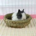 thumbnail image 2 of Rabbit Grass Chew Mat Hamster House Guinea Pig Cage Bed House Pad Pet Dog Cat, 2 of 8