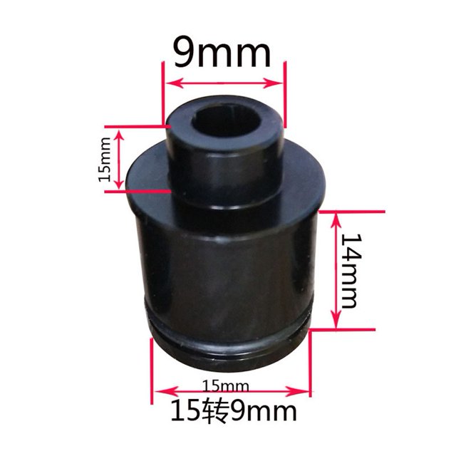 12Mm/15mm To 9mm Thru-Axle Quick Release/Qr Hub Adapter Bike