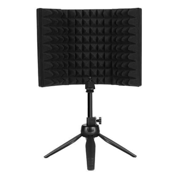 Escudo de aislamiento de micrófono profesional, Voz absorbente de sonido soporte Yuyangstore Escudo de aislamiento de micrófono
