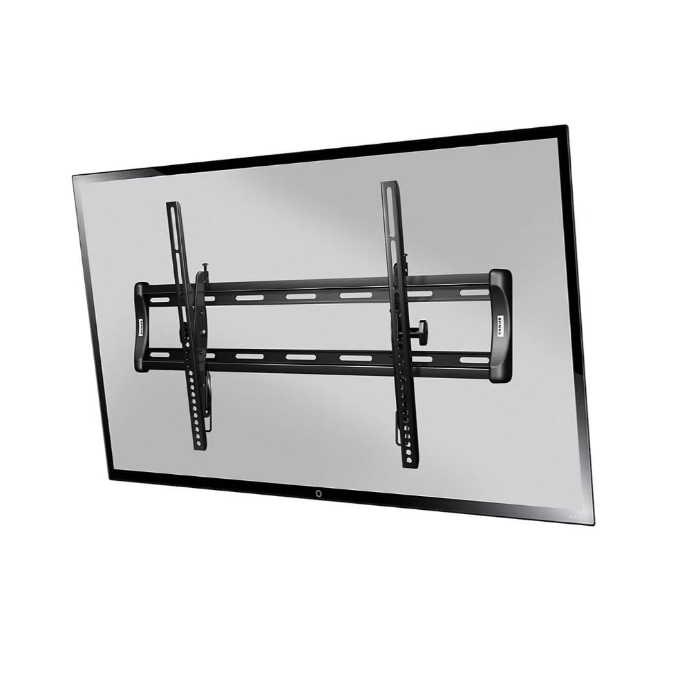 Restored SANUS Decora Tilting Wall Mount for TVs 40"-90" Black, Low profile design places TV just 2" from the wall - DLT1-B1 (Refurbished)