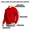 thumbnail image 2 of Men's Crew Neck Fleece-Lined Pullover Sweater (S-2XL), 2 of 4