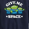 thumbnail image 3 of Toy Story - Aliens Give Me Space - Toddler And Youth Crewneck Fleece Sweatshirt, 3 of 5