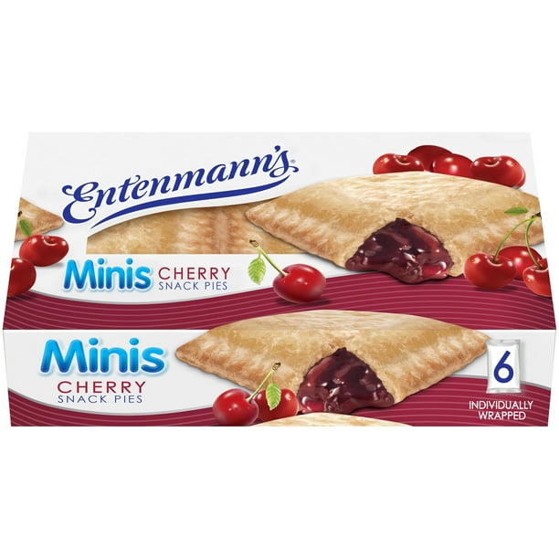 Entenmann’s Minis Cherry Pies Mini Snack Pies, 12 oz, 6 Count