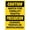 Warning Sign 4, variant on Bilingual Caution Hot Surface Do Not Touch 8"x12" Tin Warning Metal Sign, Vintage Wall Decor, Home Farm Bar Coffee Shop Club Decoration, Hazard Sign