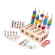 thumbnail image 4 of Juguetes Montessori, Kit de secuenciación de cuentas, juego de aprendizaje preescolar, pila de formas a juego para niños, niñas, regalo para bebés, 4 of 9
