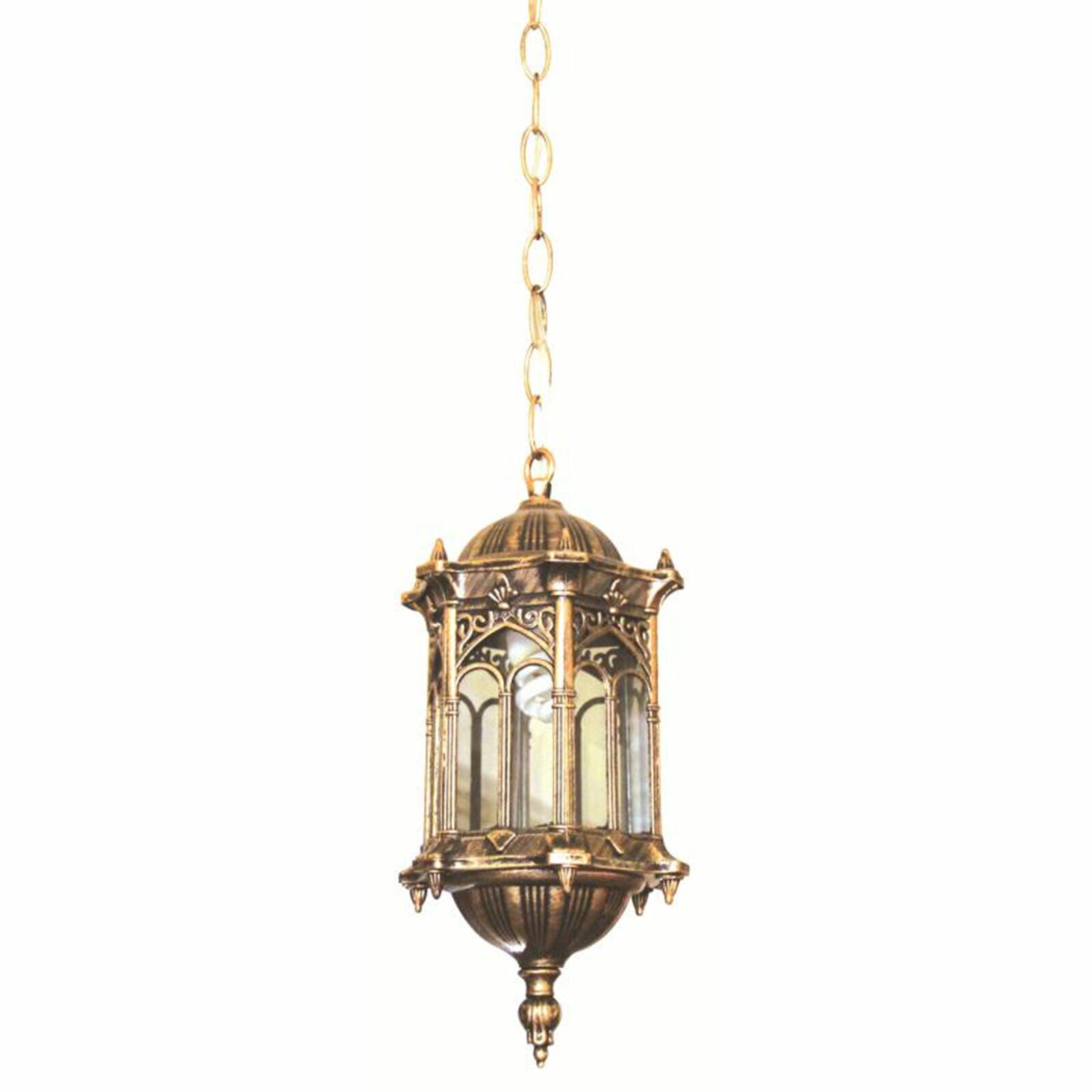 Miumaeov Vintage Ceiling Light Outdoor Yard Exterior Wall Lantern Pendant Lighting Fixture Hanging Lamp Waterproof