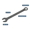 thumbnail image 4 of Combination Wrench 17mm Metric 12-Point Box and Open End CR-V Steel, 4 of 7