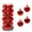 Red, variant on Holloyiver 24pcs Christmas Balls Ornaments for Xmas Tree Shatterproof Christmas Tree Hanging Balls Decoration for Holiday Party Baubles Set with Hang Rope 1.57"(40mm)