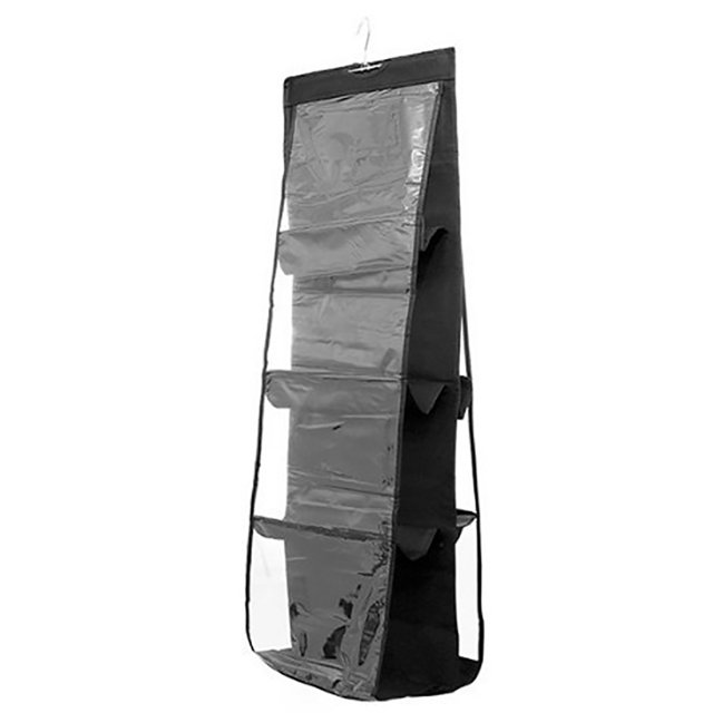 Closet Hanging Handbag Purse Organizer Hanging Clutch Garment Bag