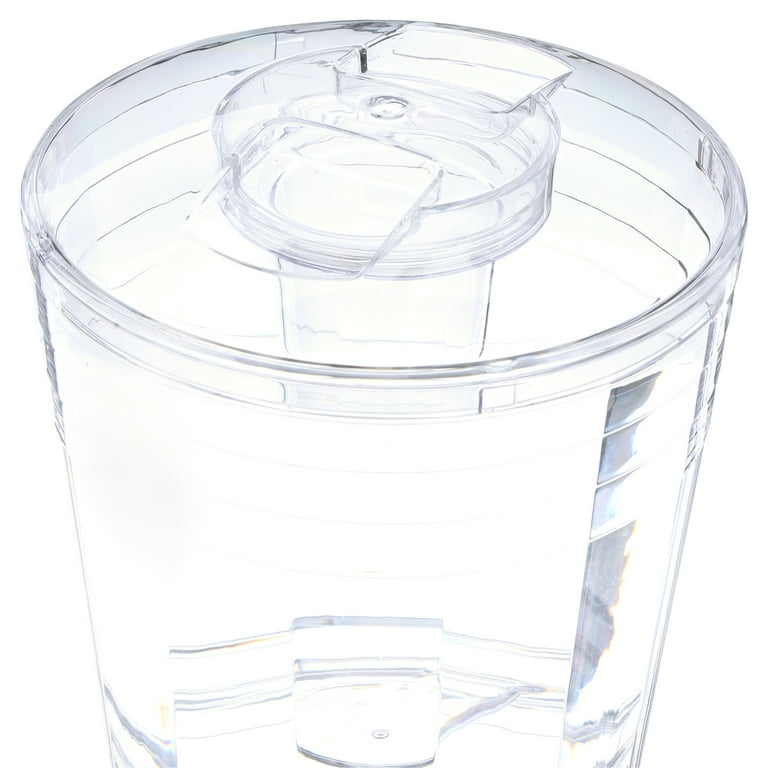 Choice 3.5 Gallon Acrylic Beverage Dispenser with Vertical Ice Core