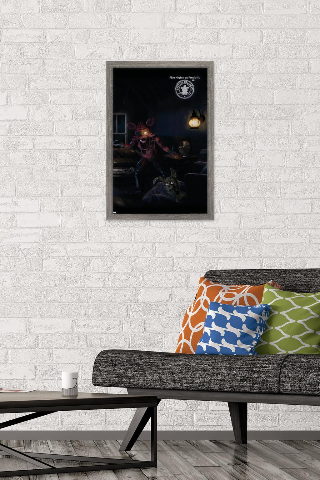 Five Nights at Freddy's: Special Delivery - Triptych 3 Wall Poster, 14.725" x 22.375", Framed