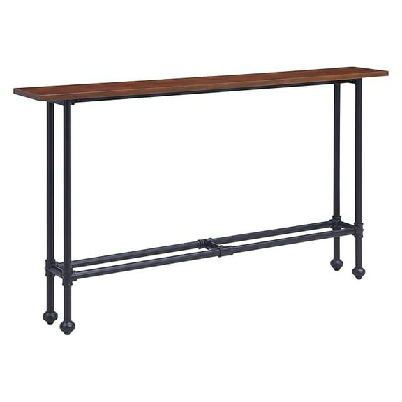 Agnew Skinny Console Table, black (AMZ0906MC), 56 in x 8 in x 30 in