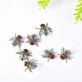 thumbnail image 4 of 100 Pcs Fake Flies Plastic Halloween Simulated Insect Fly Bugs Joke Toys Prank, 4 of 5