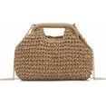 thumbnail image 7 of CAILDANL Straw Dumpling Clutch Purse Summer Vacation Beach Crossbody Bag for Women Pouch Straw Woven Handbag, 7 of 7