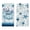 Starfish-A, variant on Wish Upon A Starfish Beach Kitchen Dish Towels Set of 2, Blue Coastal Sea Coral Shell Bubble Drying Hand Towel Baking Cooking Cloth, Nautical Ocean Bathroom Home Decoration 16x24 Inches