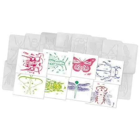 UPC: 0194629089468 | Roylco R-5803-2 Rubbing Plates True Insects – Pack of 2