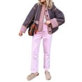 thumbnail image 3 of Chaquetas para Mujer, , Ligeras, Acolchadas, de Larga, Estilo Motero, con Bloques de Color Oscuro XL, 3 of 6