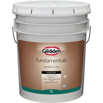 Glidden Fundamentals Exterior Paint Gargoyle / Green, Flat, 5 Gallon