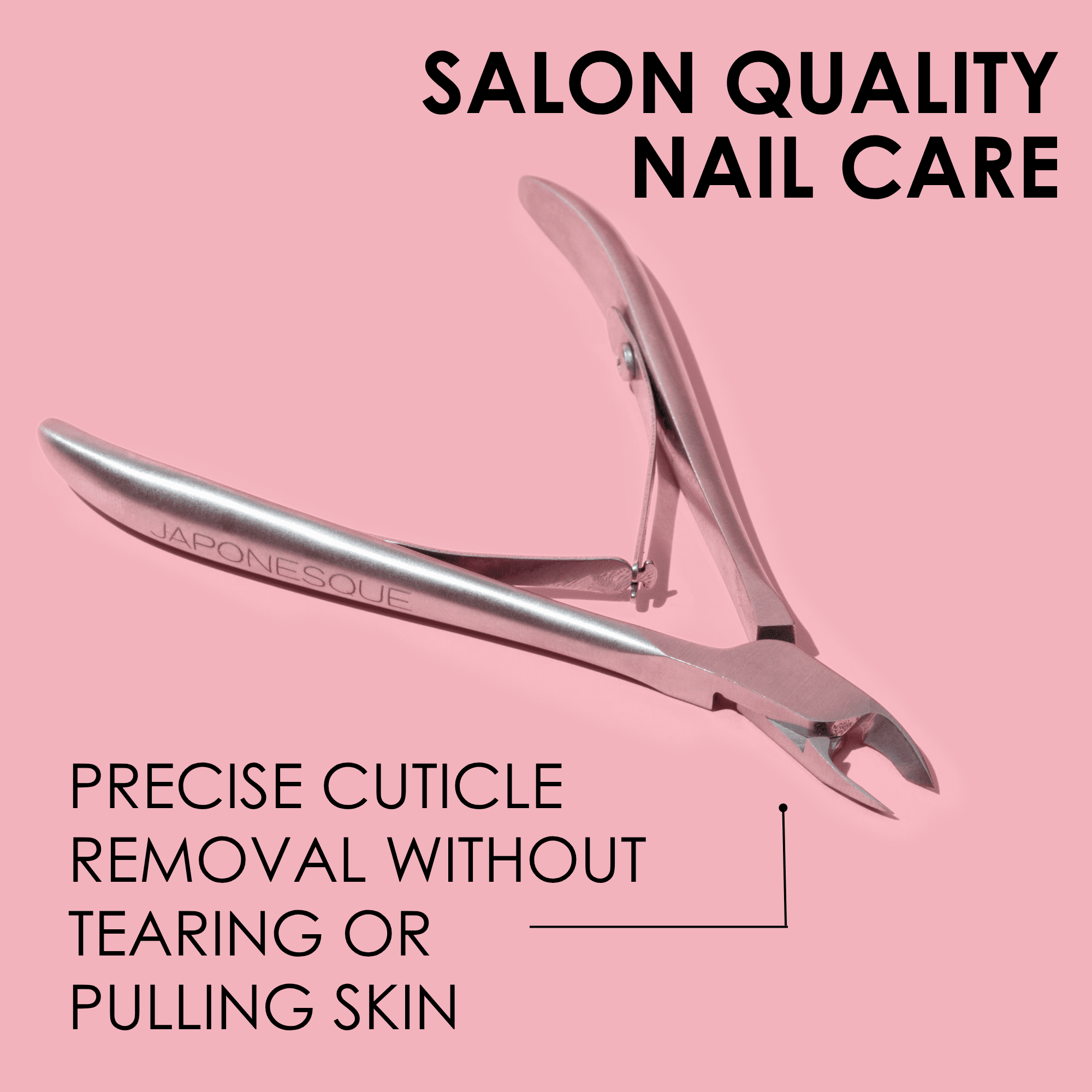 Japonesque Precision Cuticle Nipper and Cuticle Trimmer, Stainless Steel
