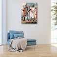 thumbnail image 2 of Cuadro Decorativo - Caballeros medievales Jr  Impresión en canvas, estrechado., 2 of 2