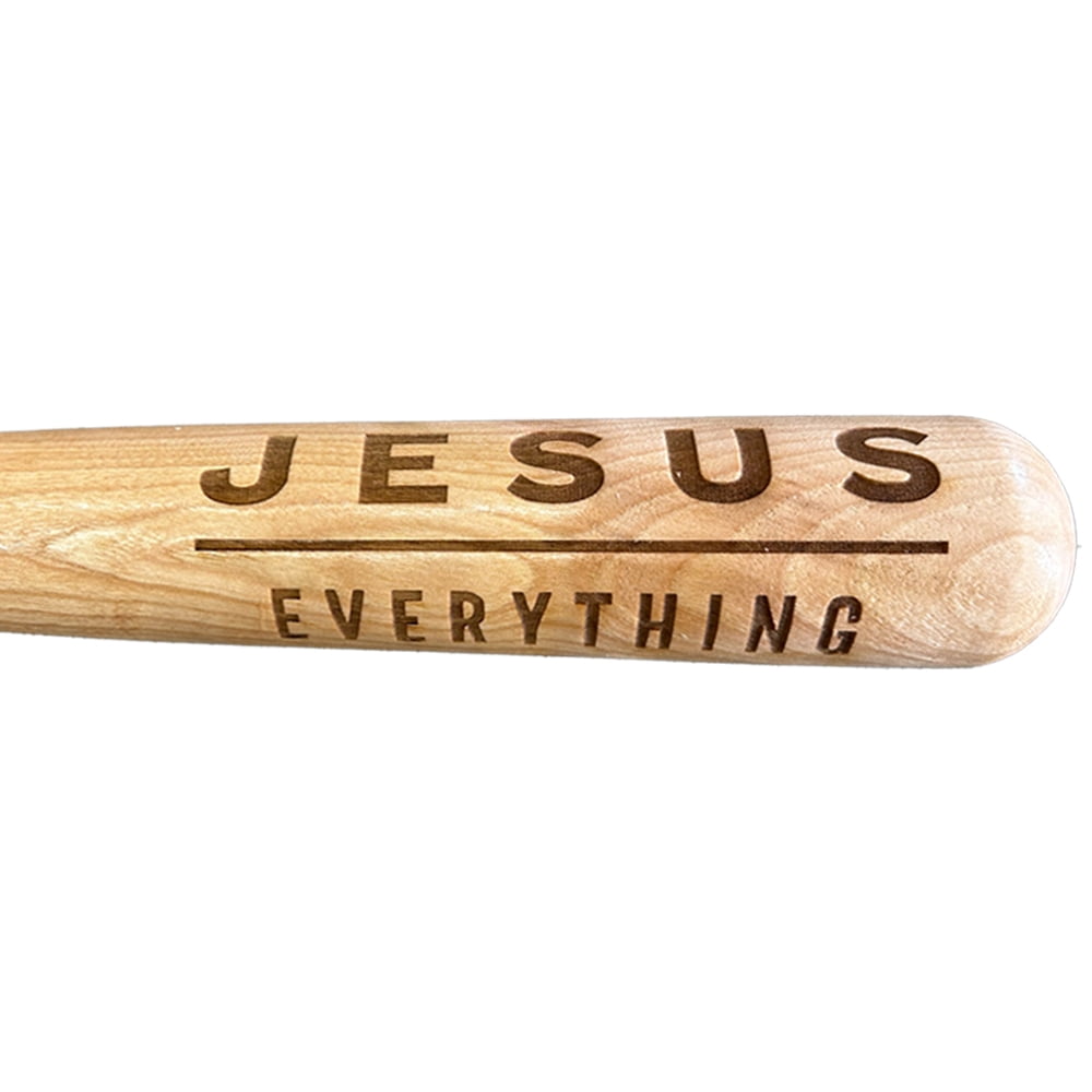 Jesus Over Everything Engraved Baseball Bat