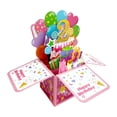 thumbnail image 2 of Happy 2nd Birthday Card,3D Pop Up First Birthday Greeting Card for Baby Gril,Daughter,Granddaughther,Niece, 2 of 9