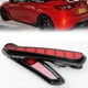 thumbnail image 2 of Car Rear Bumper Reflector Brake Light for Honda Civic Type R Red, 2 of 5