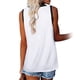 thumbnail image 2 of Qarigey Camiseta sin mangas con cuello en V para mujer Camiseta sin mangas de color casual para mujer Camiseta sin mangas con bloque en V Prendas para la parte del cuerpo Blanco XXL, 2 of 6