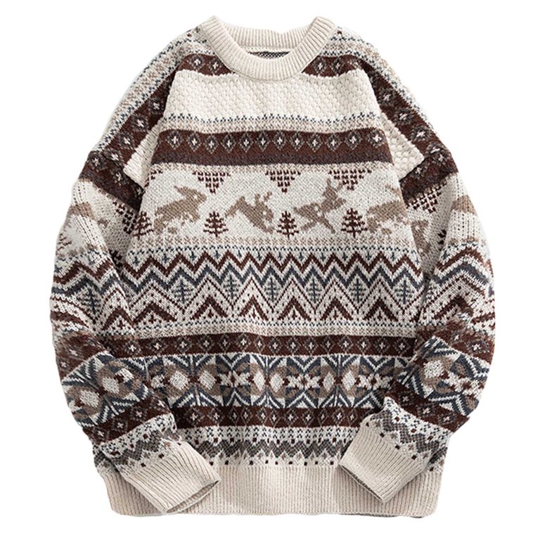 KIJBLAE Rollbacks Women's Aztec Pullover Sweater Western Hippie